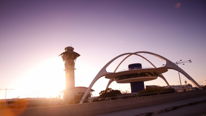 Airport Control Tower — Purple