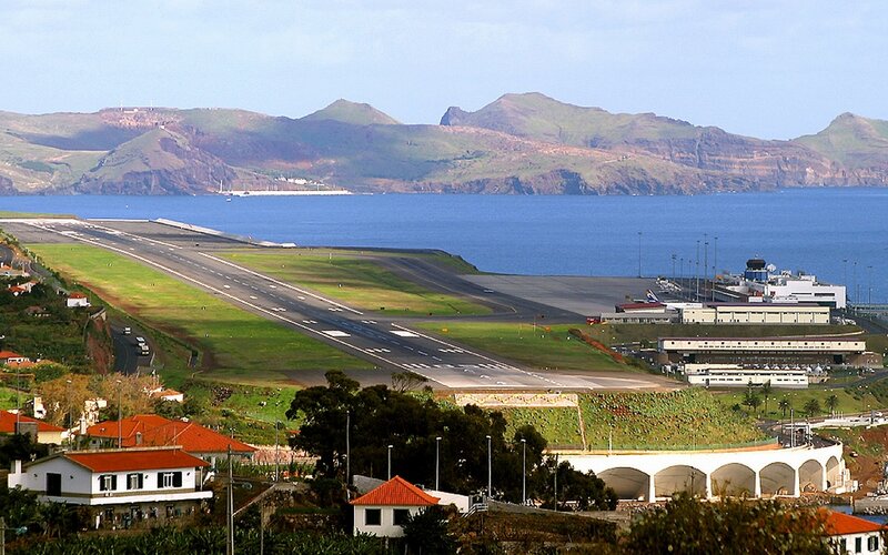 Airport Runway by Sea