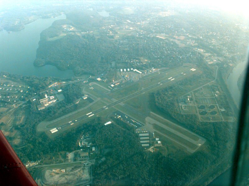 Airport Runway from Air