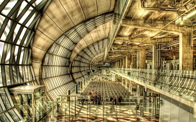 Airport Terminal Gate Area