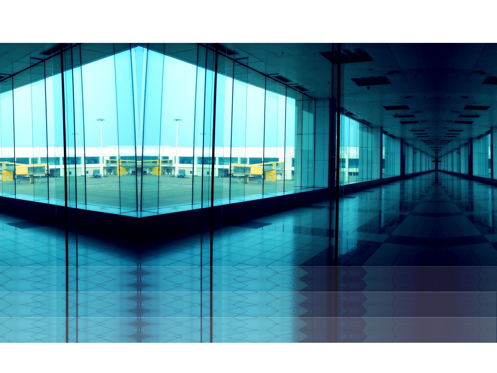 airport terminal hallway