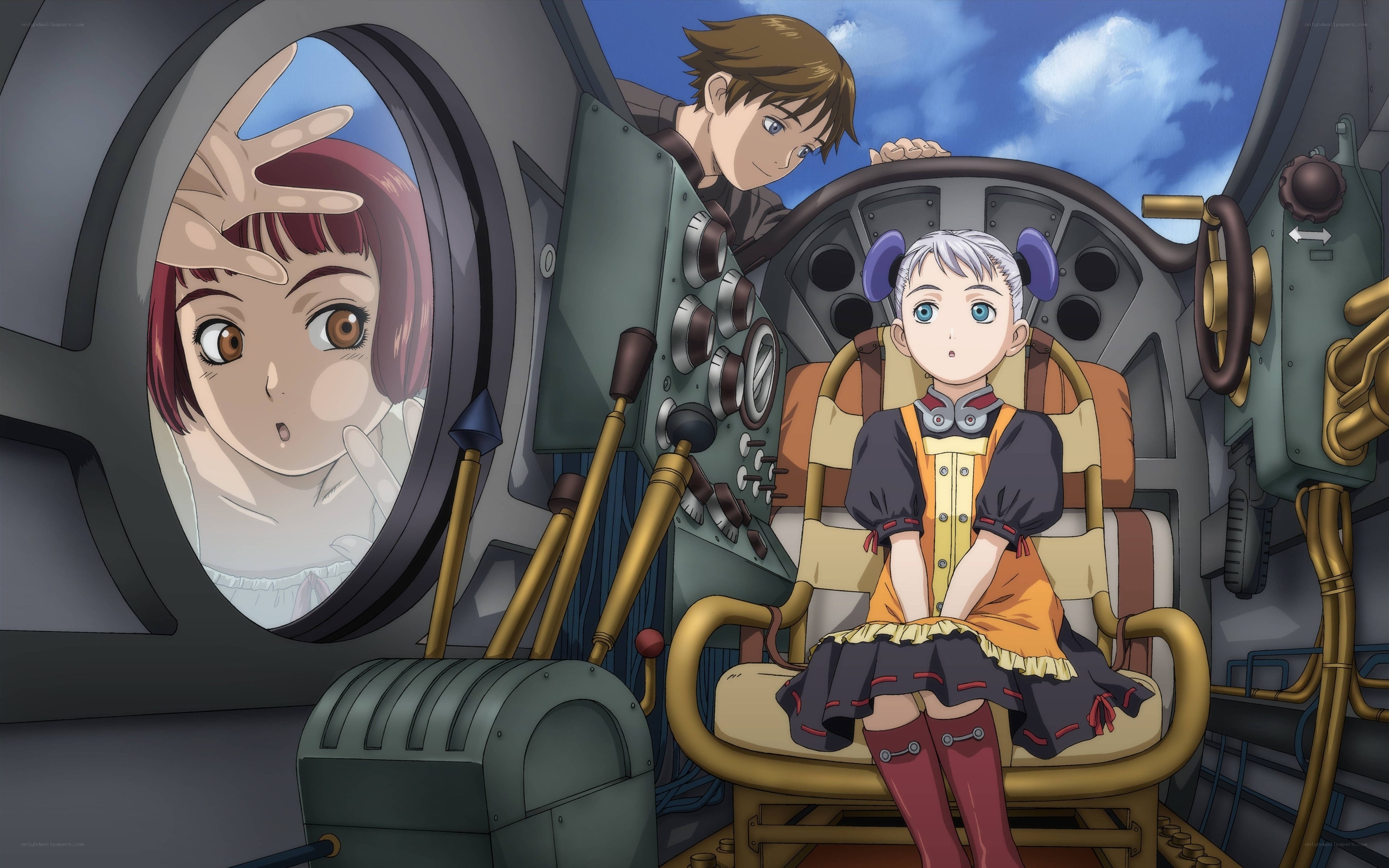 airship cockpit scene