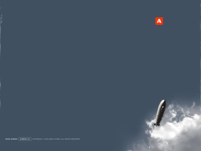 Airship in Clouds