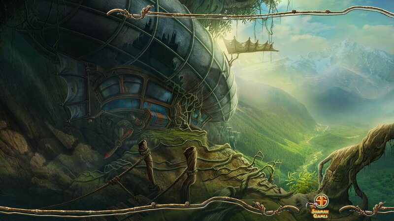 Airship in Jungle