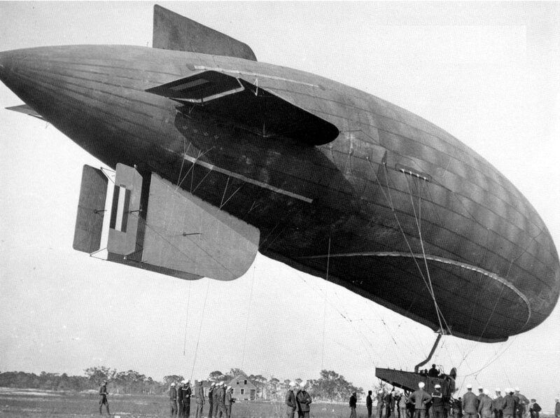 Airship on Ground