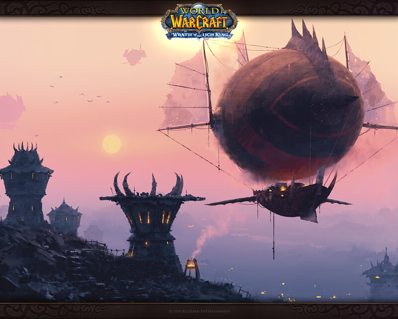 Airship over Fortress