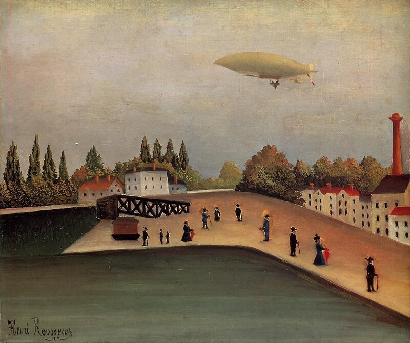 Airship over Town
