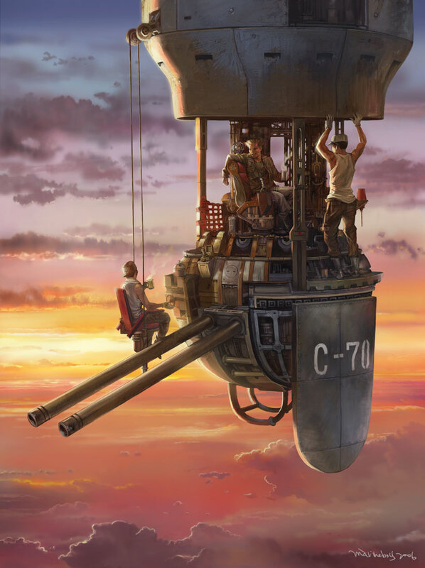Airship with Crew