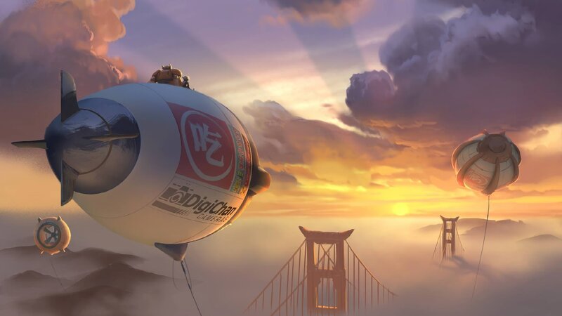 Airships over Bridge