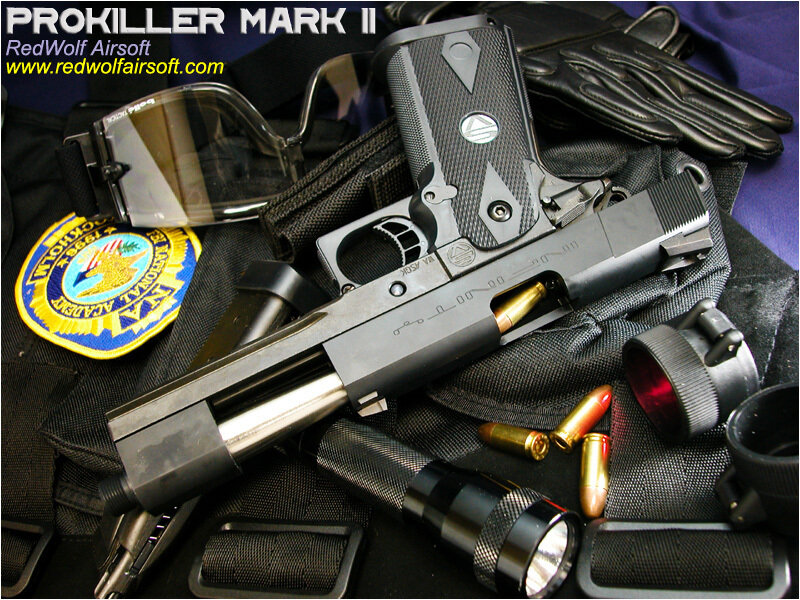 Airsoft Pistol with Accessories