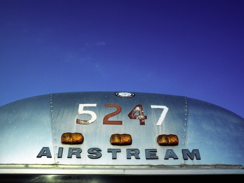 Airstream trailer roof detail