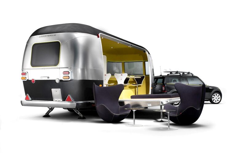Airstream Trailer with Furniture