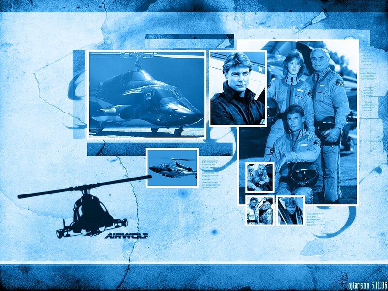 Airwolf collage artwork