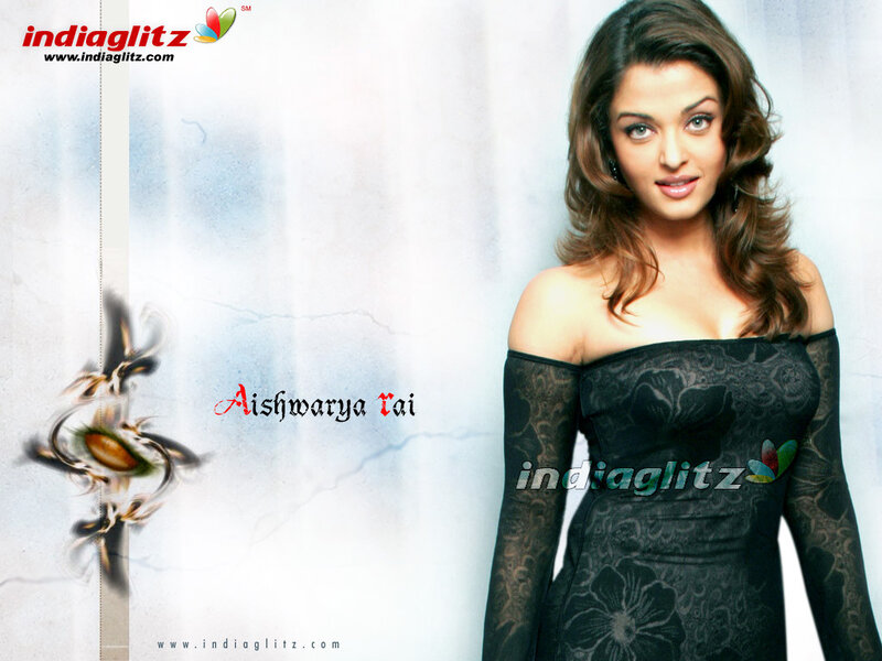 Aishwarya Rai in black dress