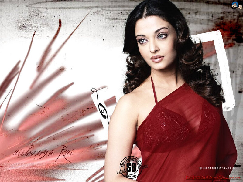 Aishwarya Rai in red dress