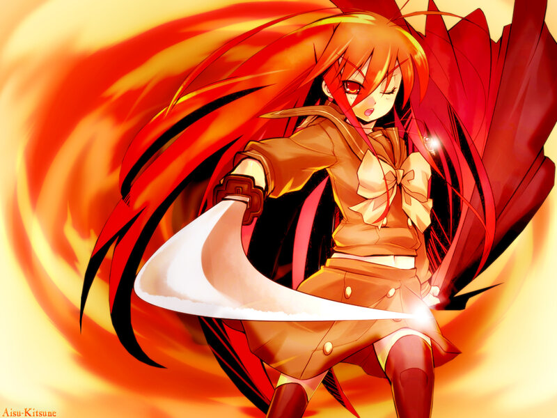 Aisu Kitsune with a sword