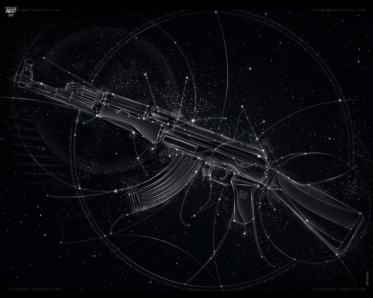 AK-47 Constellation Art