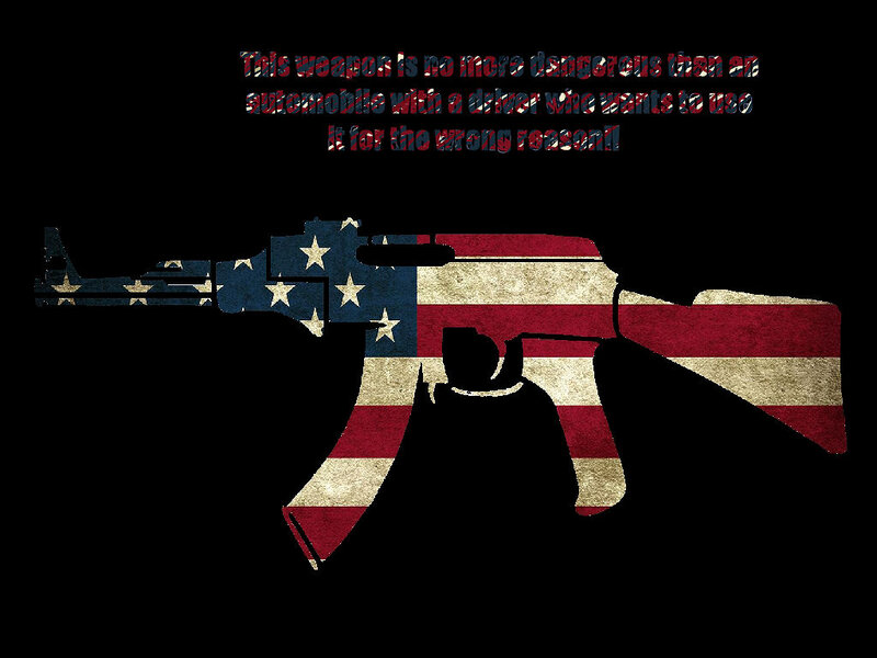 AK-47 Rifle — Black, Dramatic