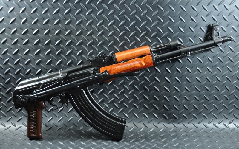 AK-47 Rifle — Black, Neutral, Photograph