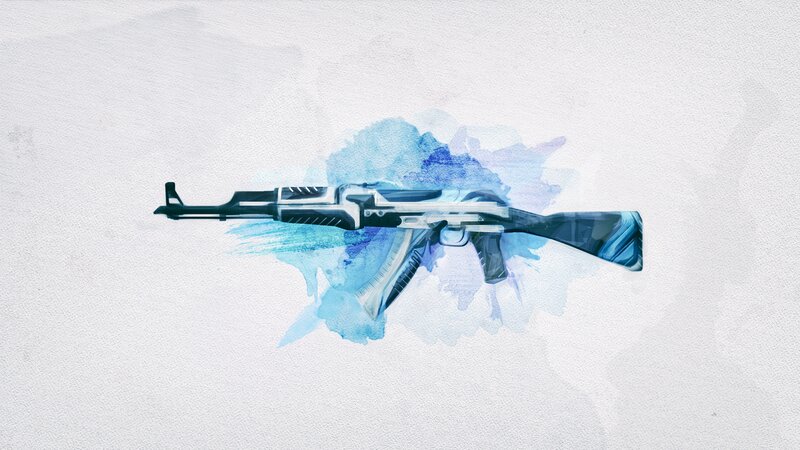 AK-47 Rifle — Blue