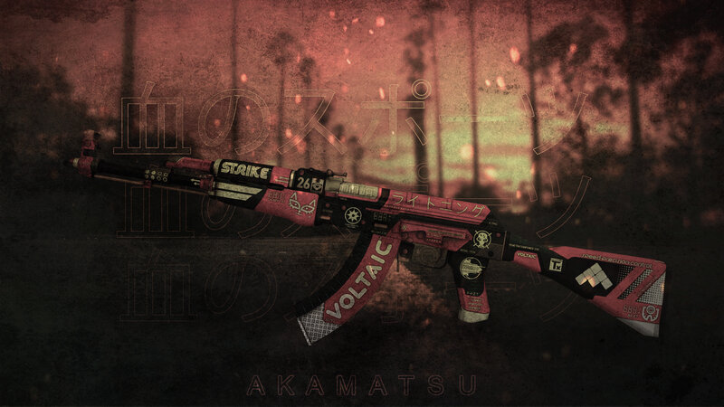 AK-47 Rifle with Custom Skin