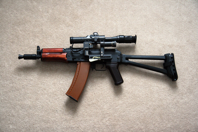 AK-74M Rifle with Scope — Black