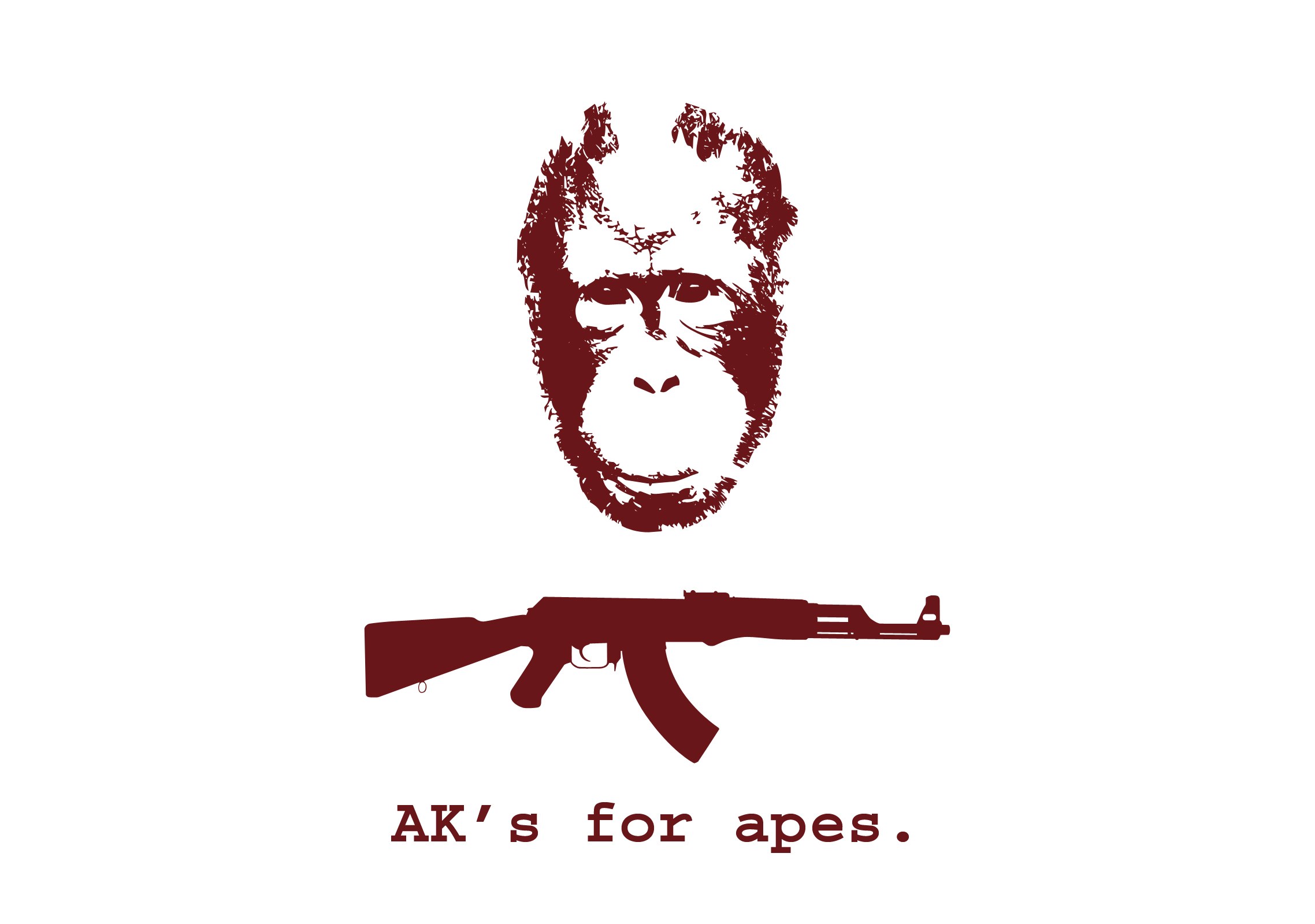 AK's for apes