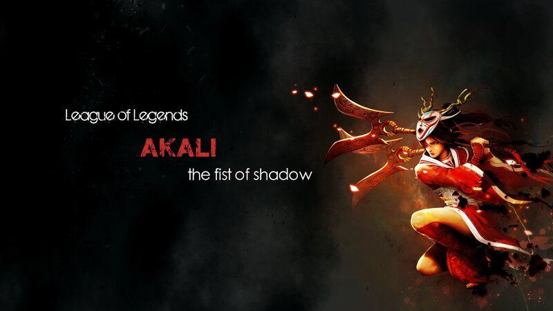 Akali in Combat Pose