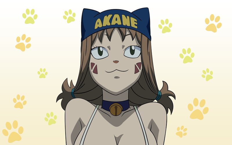Akane in cat ears