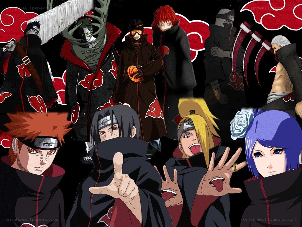 Akatsuki group from Naruto