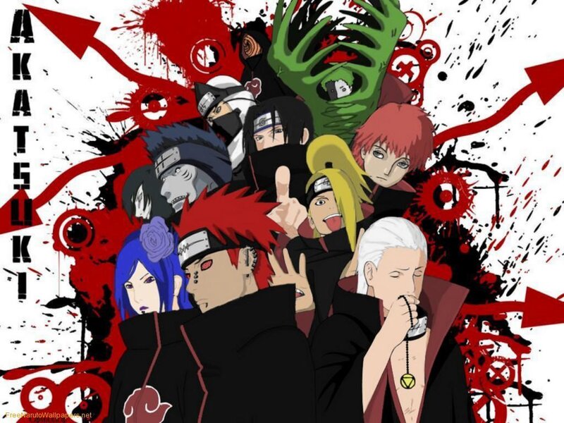 Akatsuki Group Members — Black