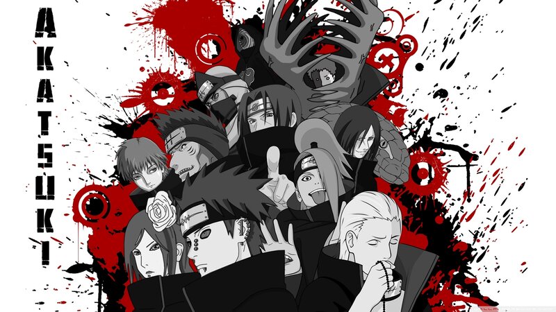 Akatsuki Group Portrait — Black