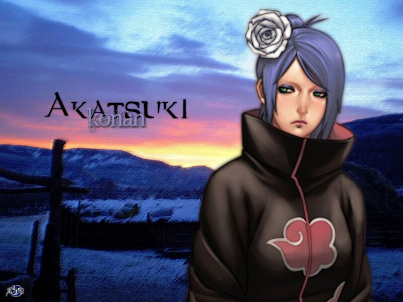 Akatsuki Konan character art