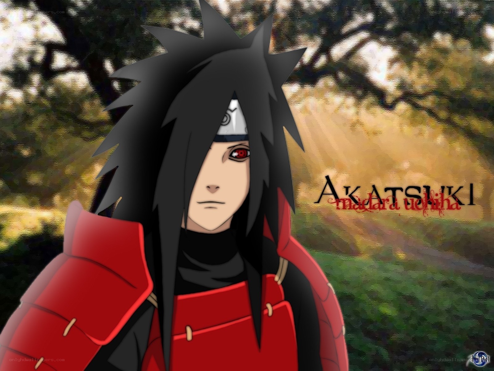 Akatsuki member in red cloak