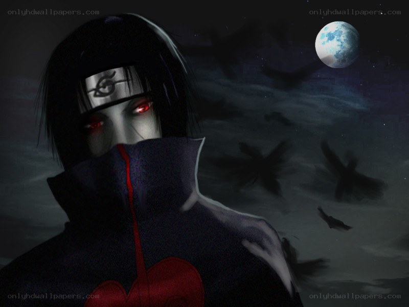 Akatsuki member under moonlight