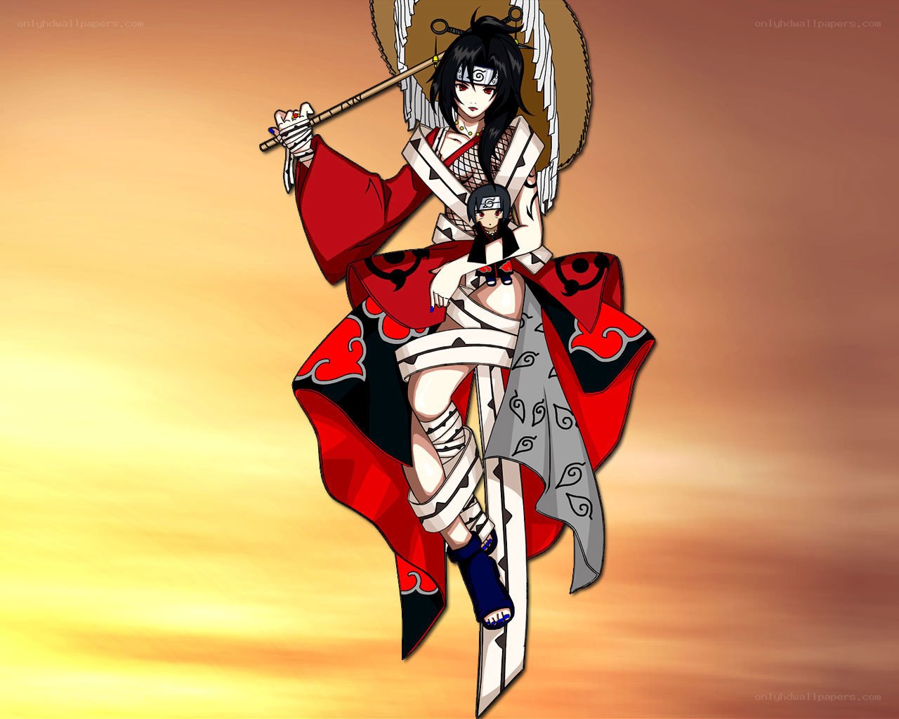 Akatsuki member with child