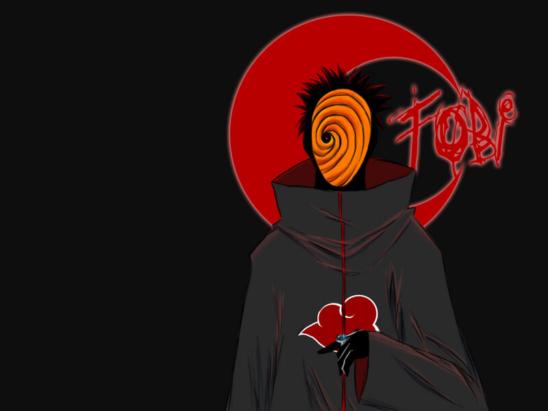 Akatsuki member with spiral mask