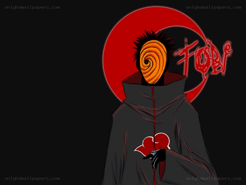 Akatsuki member with spiral mask