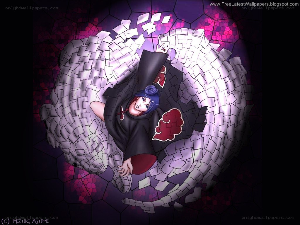 Akatsuki member with stone wings