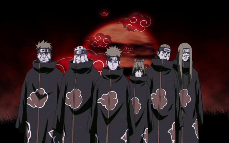 Akatsuki Members — Black, Dramatic