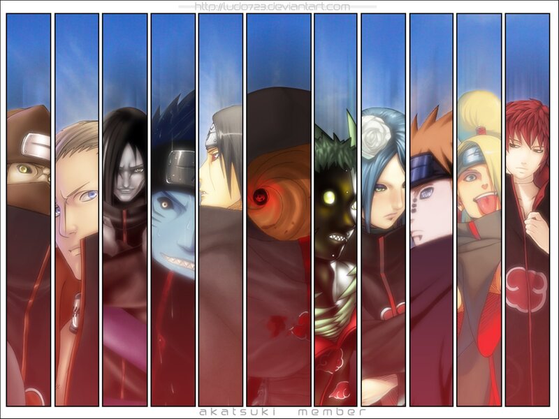 Akatsuki Members — Blue, Dramatic