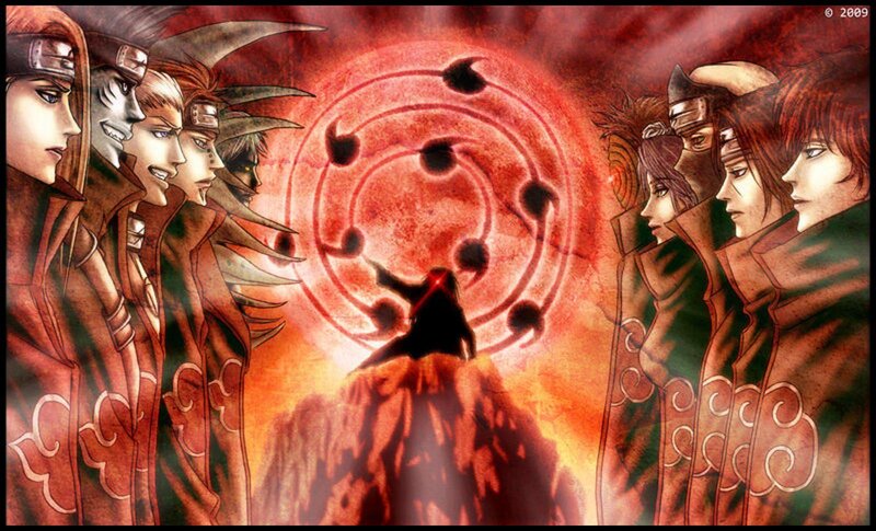 Akatsuki Members Facing Each Other