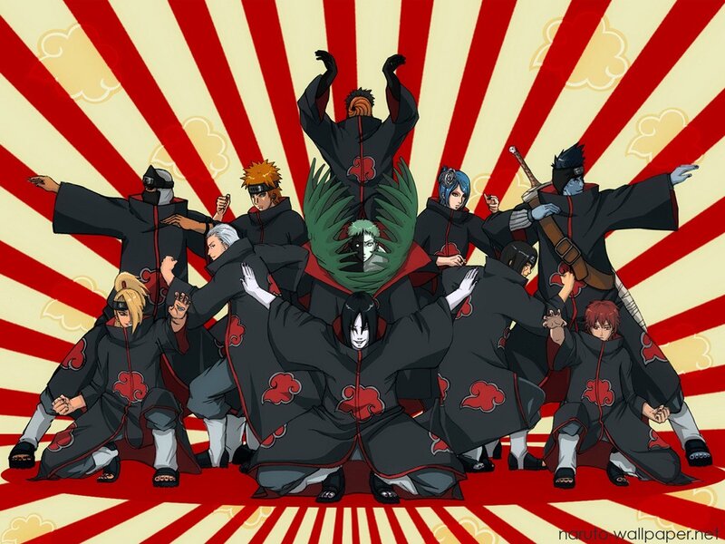 Akatsuki Members Group — Red