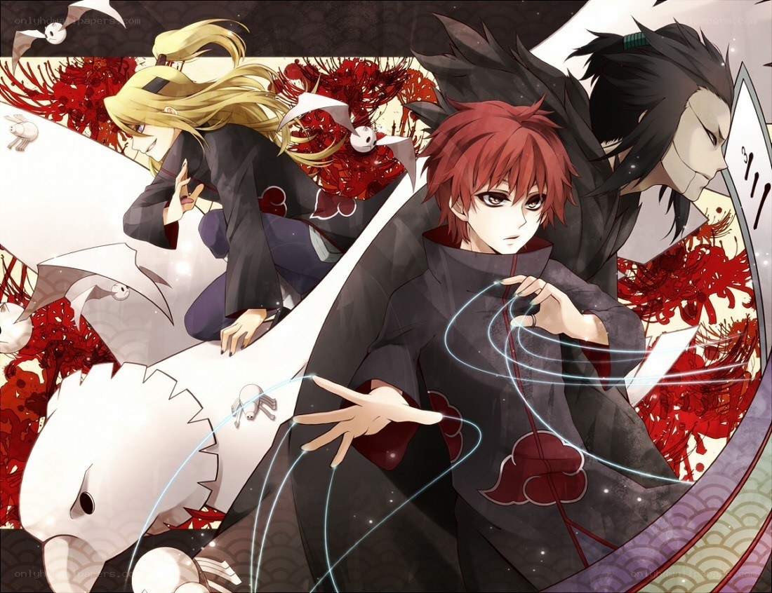 Akatsuki members in action