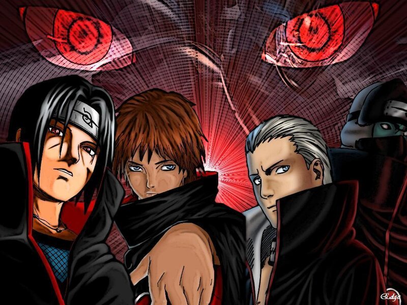 Akatsuki members in action