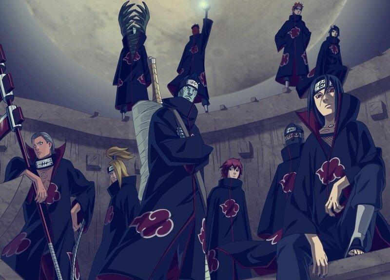 Akatsuki Members in Arena