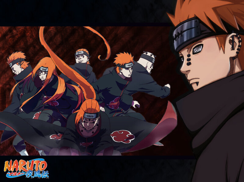 Akatsuki Members in Formation — Black, Dramatic