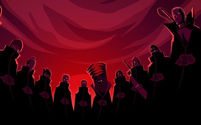 Akatsuki Members — Red