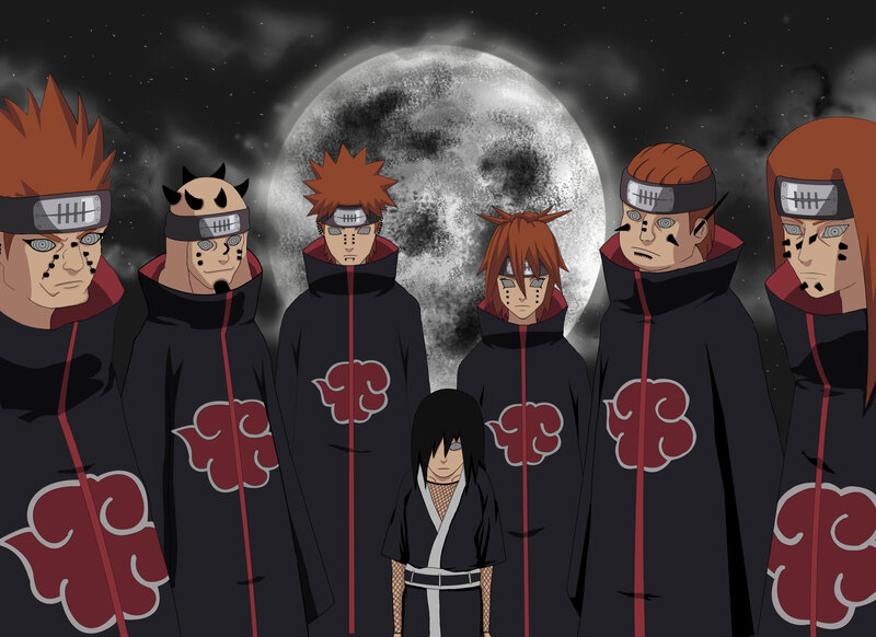 Akatsuki Members Standing