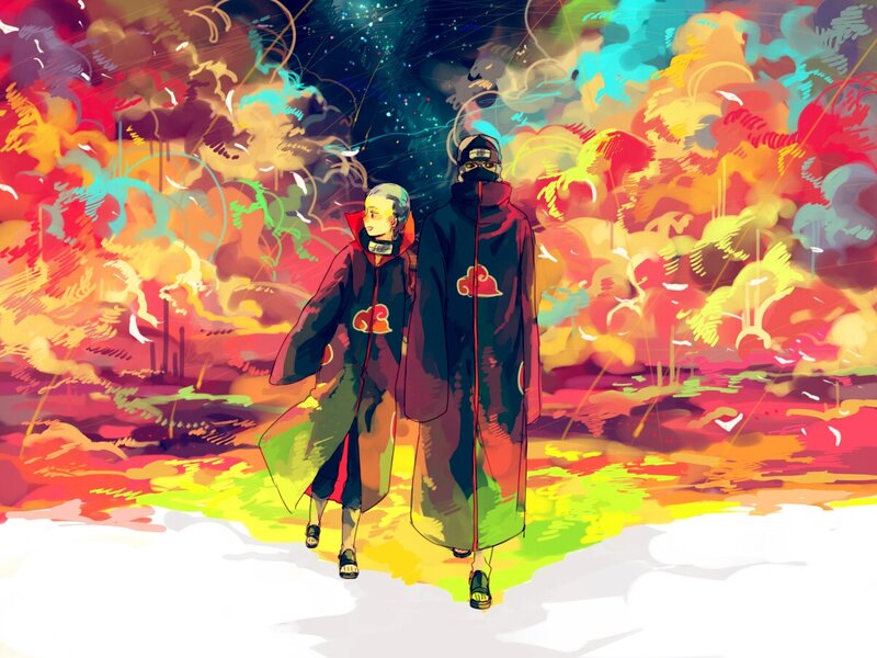 Akatsuki members walking